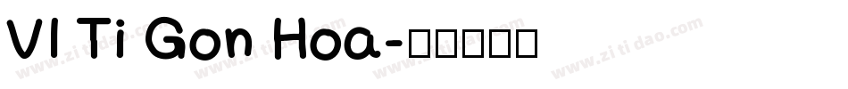 VI Ti Gon Hoa字体转换
